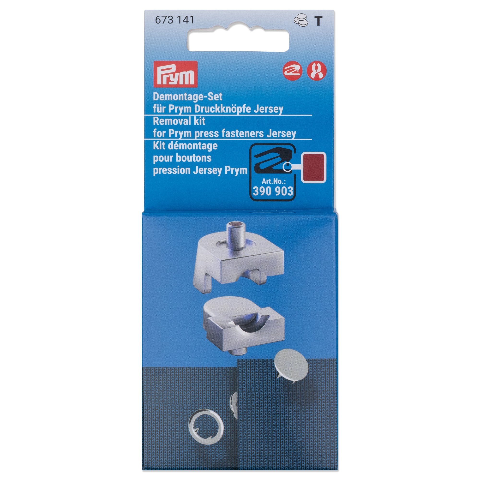 Prym Demontage-Set für Druckknöpfe Jersey 8 und 10 mm