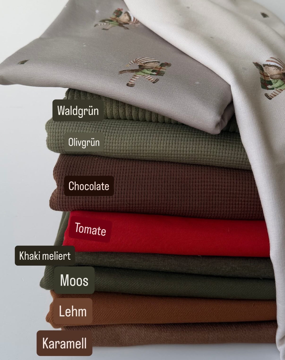 Weihnachtskurier dunkel | Jersey & French Terry (BIO)