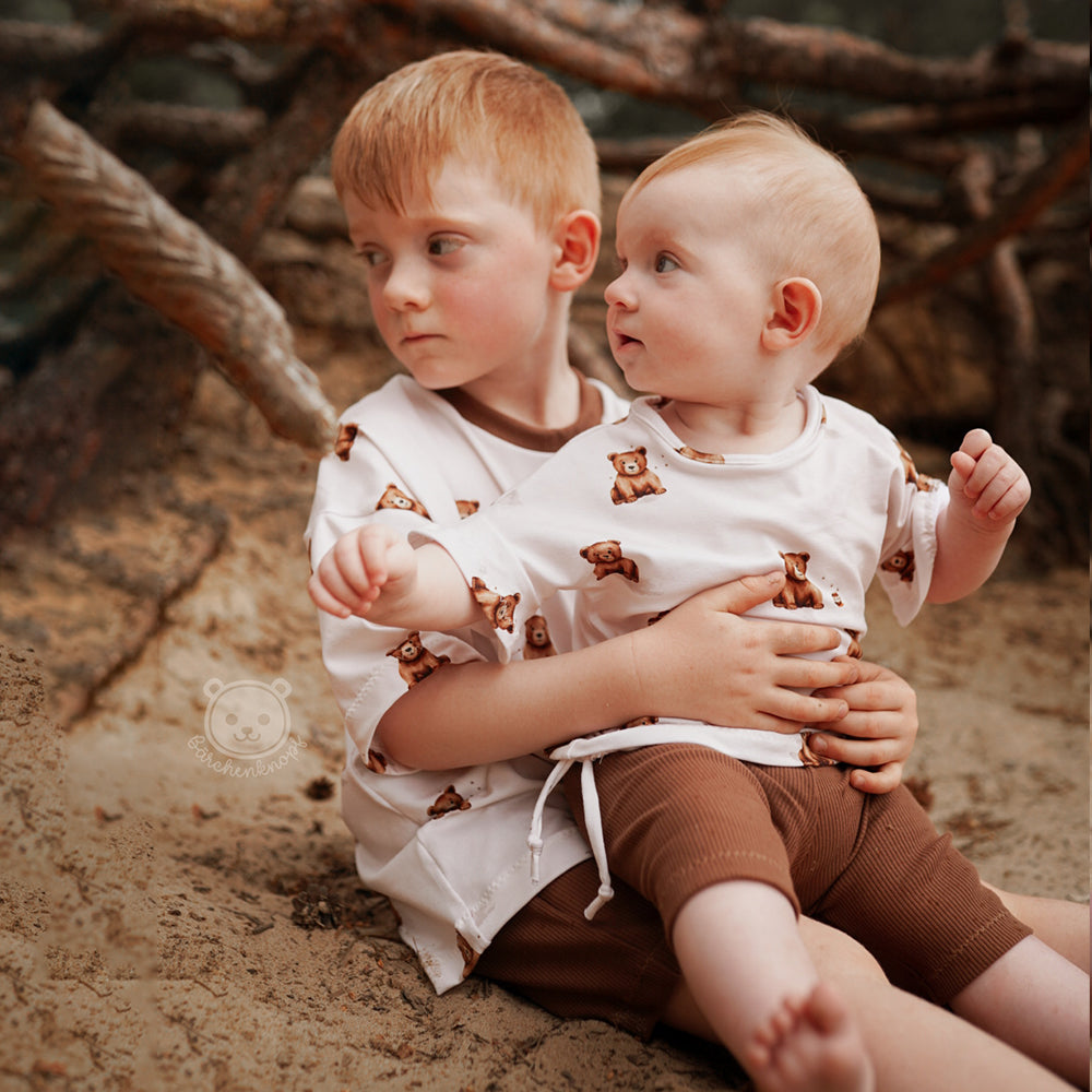 Bruno der Brummige hell (Bär) | Jersey & French Terry (BIO)