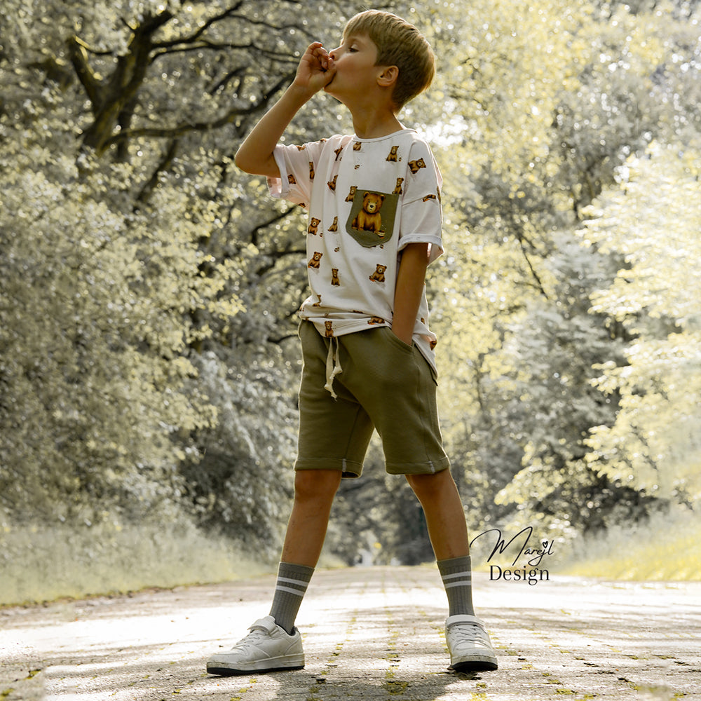 Bruno der Brummige hell (Bär) | Jersey & French Terry (BIO)