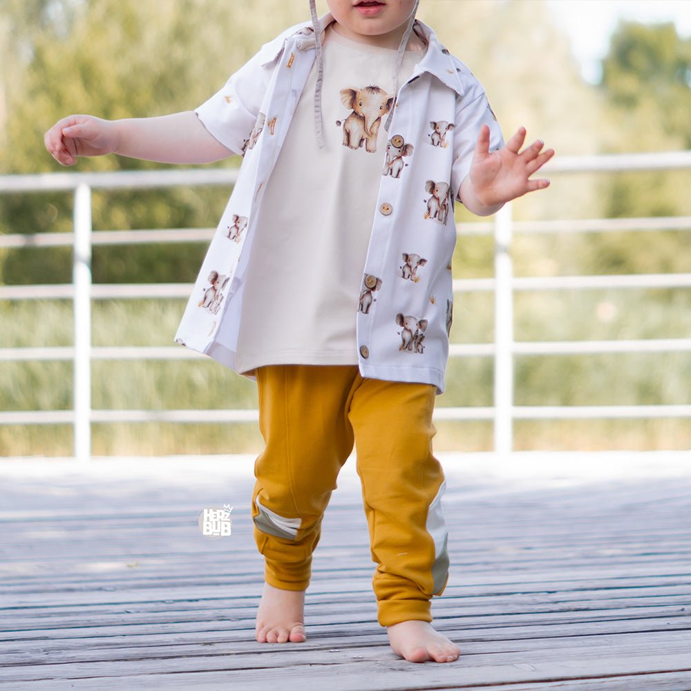 Ellis Rüsselbande hell (Elefant) | Jersey & French Terry (BIO)