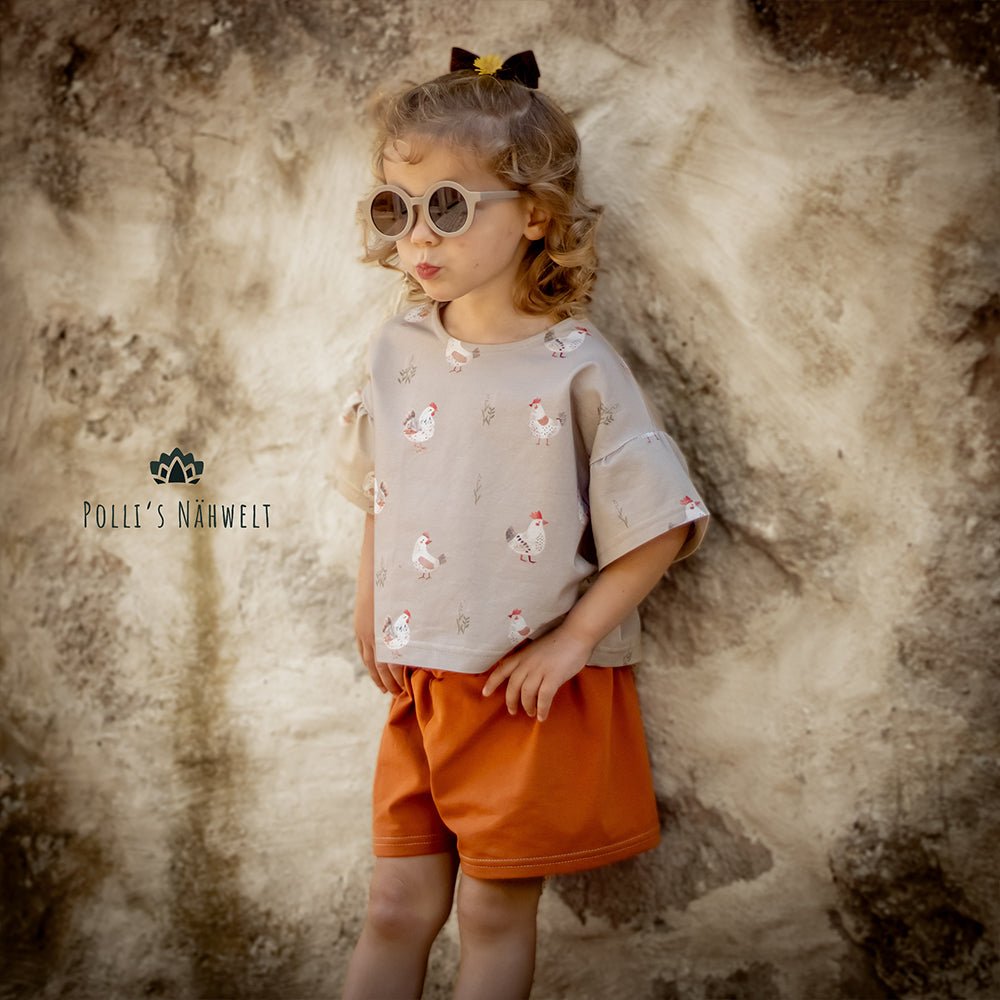 Jersey & French Terry (BIO) | Henrietta Henne dunkel (Huhn)