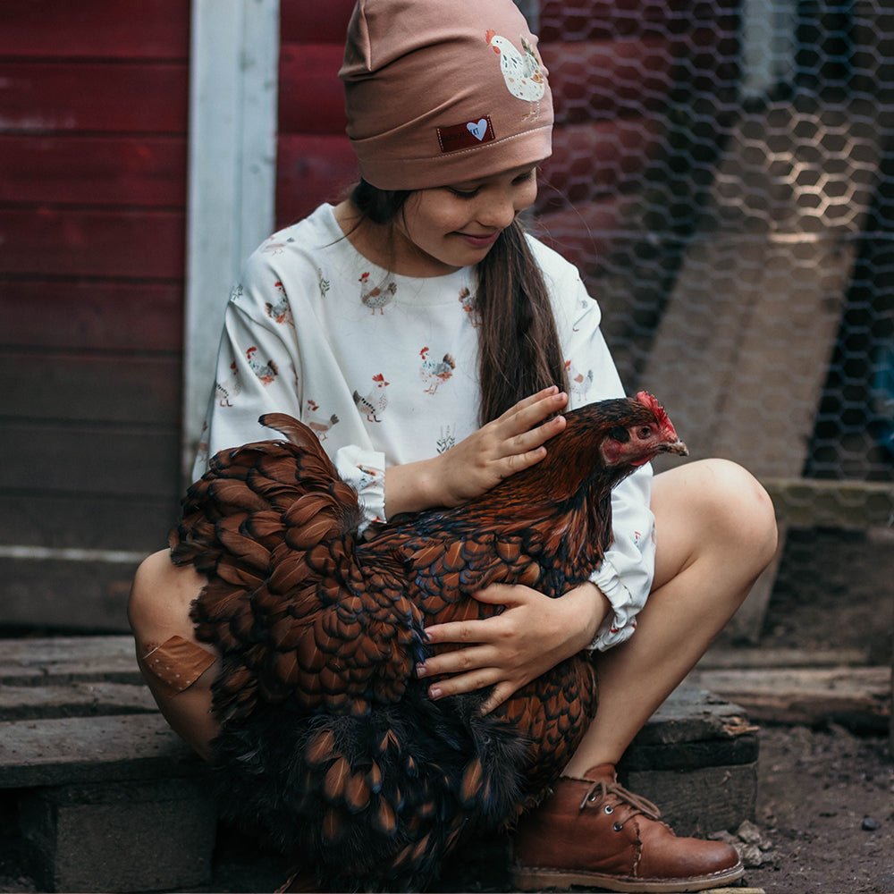 Henrietta Henne hell (Huhn) | Jersey & French Terry (BIO)