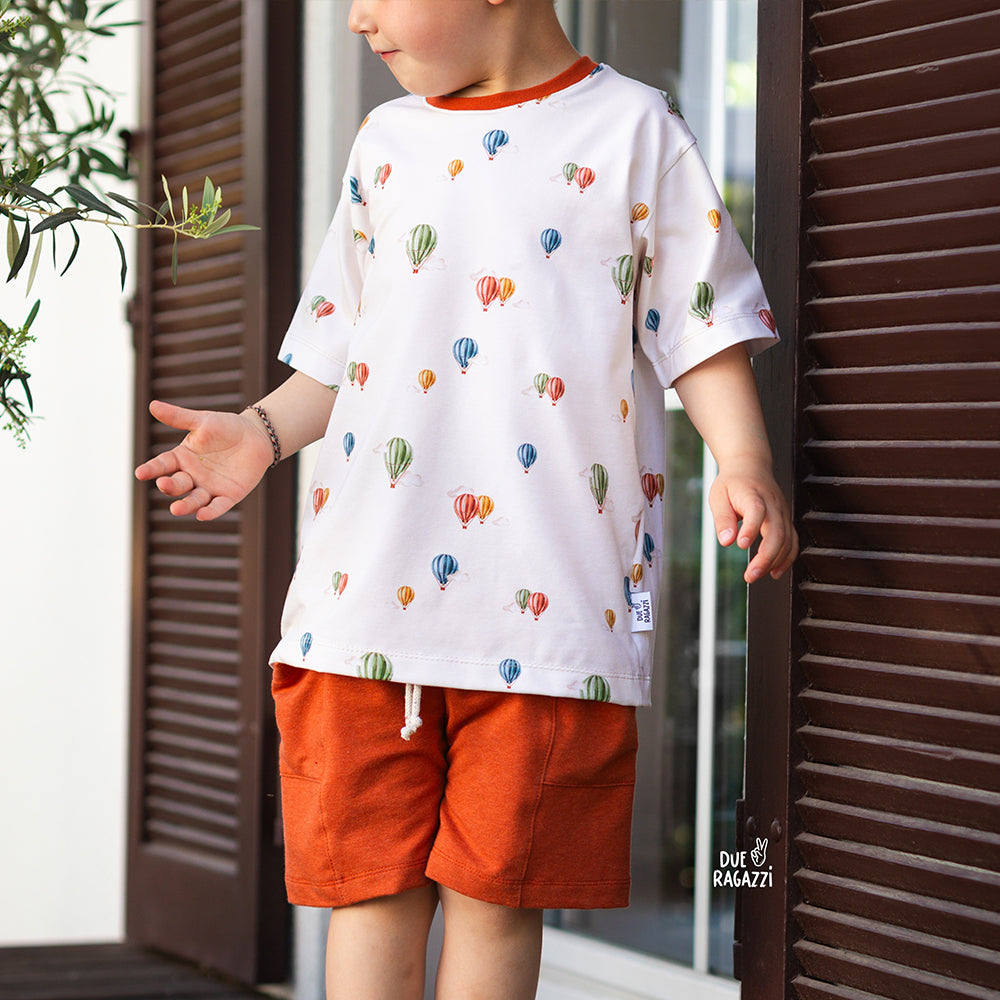 Höhenflug hell (Heißluftballon) | Jersey & French Terry (BIO)