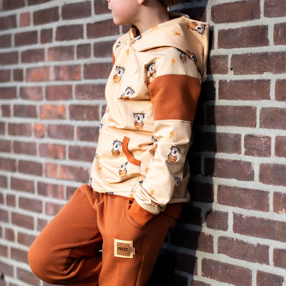 Hucklbärli dunkel (Koala) | Jersey & French Terry (BIO)