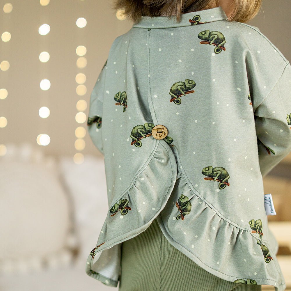 Karla die Kunterbunte dunkel (Chamäleon) |  Jersey & French Terry (BIO)