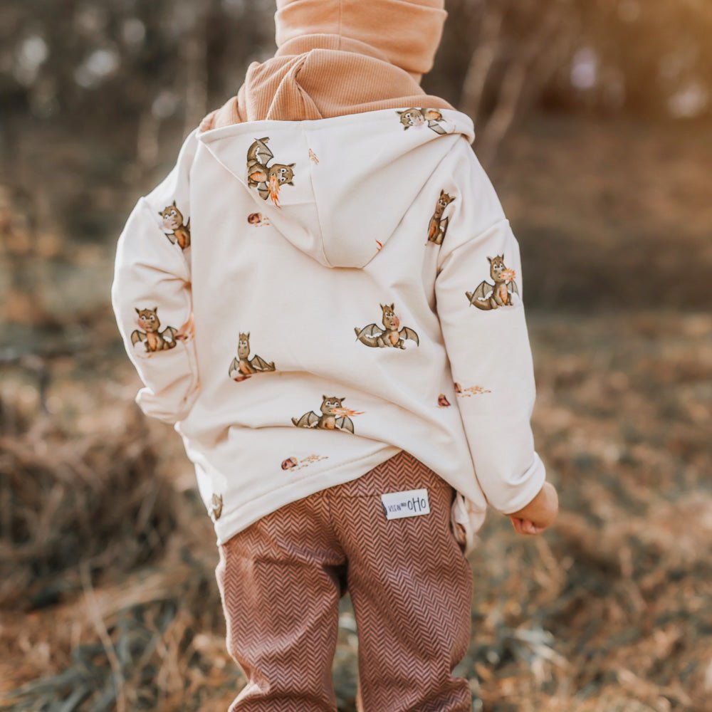 Fumo der Feuerspucker hell (Drache) | Jersey & French Terry (BIO)