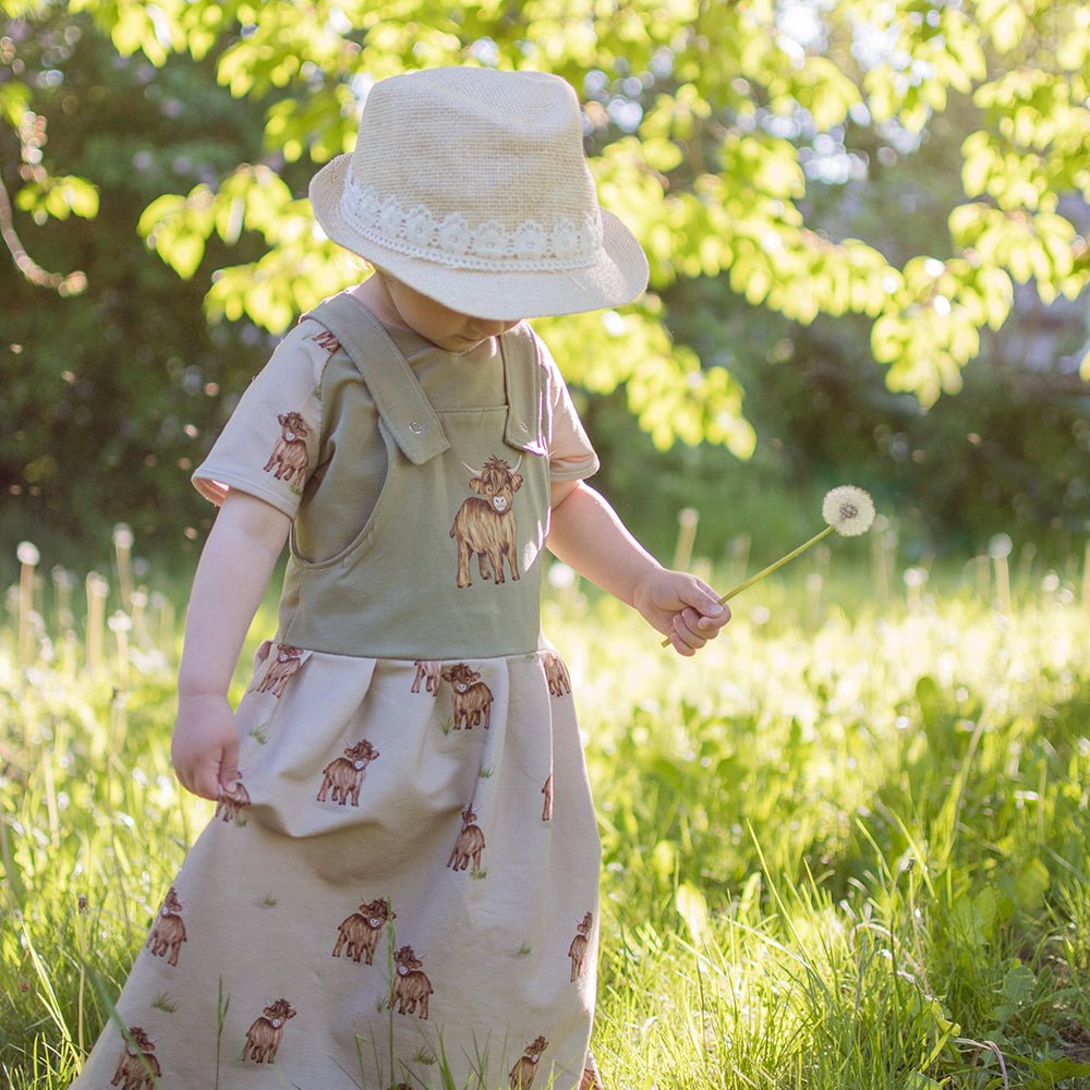 Locke der Lässige dunkel (Hochlandrind) | Jersey & French Terry (BIO)