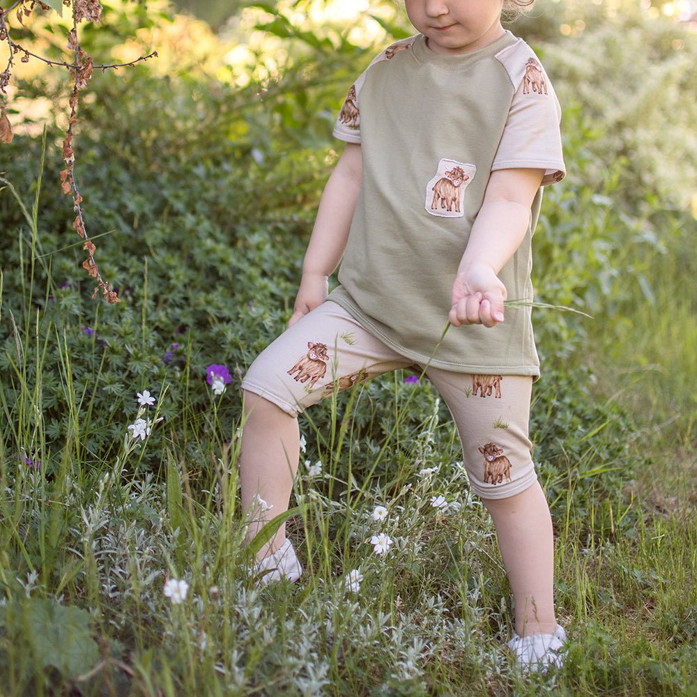 Locke der Lässige dunkel (Hochlandrind) | Jersey & French Terry (BIO)