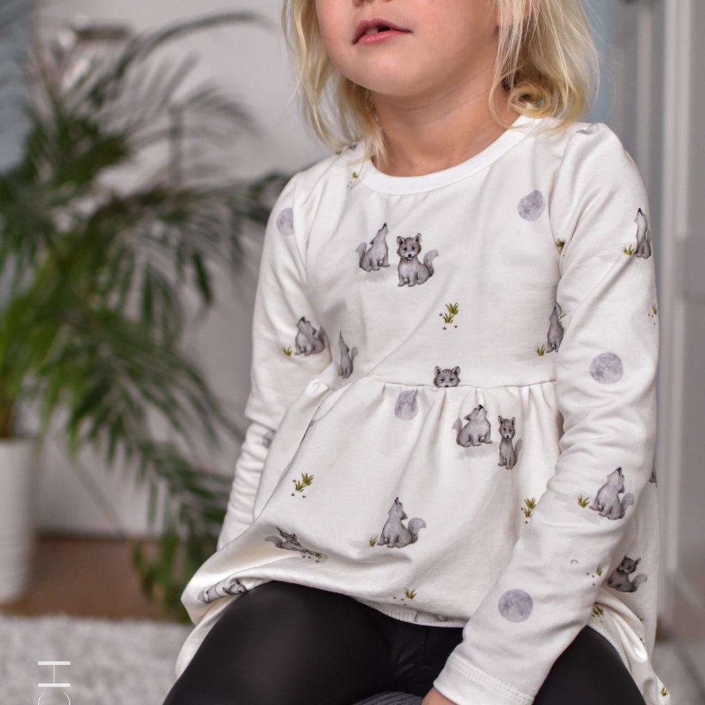 Luna Lupus hell (Wolf) | Jersey & French Terry (BIO)