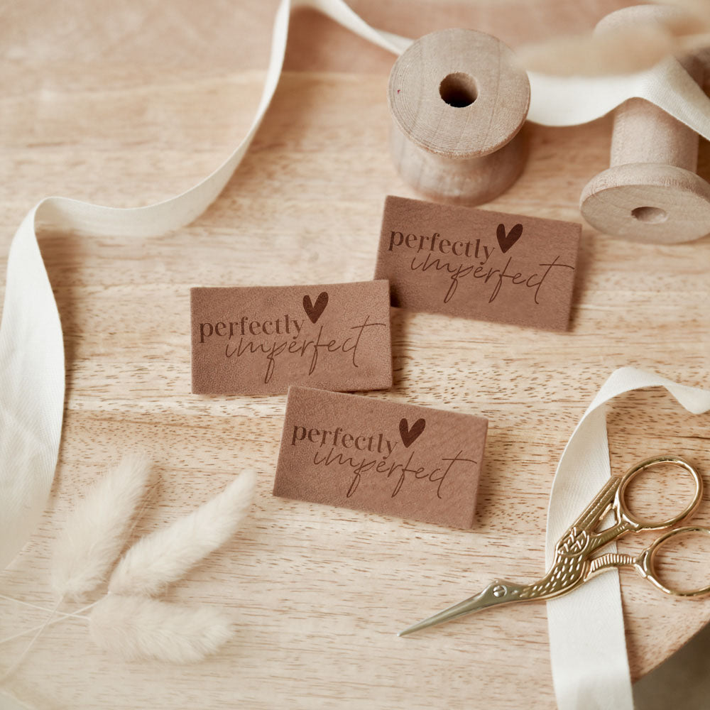 Veganes Kunstlederlabel | Perfectly imperfect