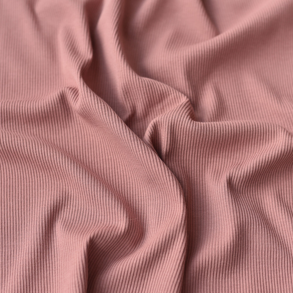 Waffeljersey | Oldrose