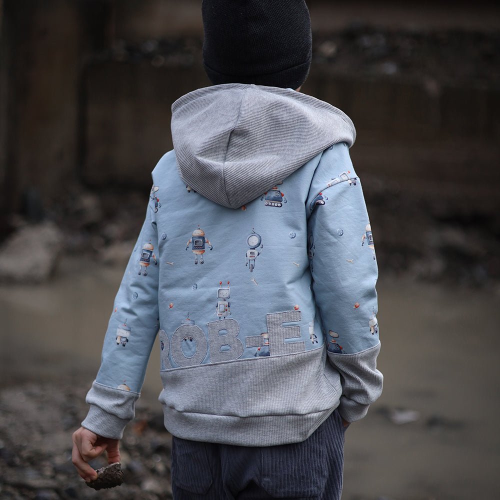 ROB-E dunkel (Roboter) | Jersey & French Terry (BIO)