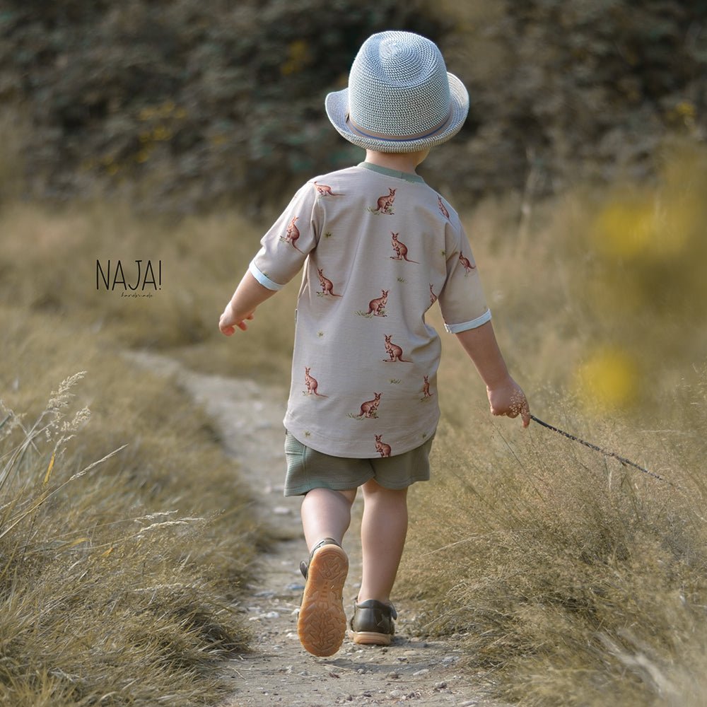 Sydney die Sprunghafte dunkel (Känguru) | Jersey & French Terry (BIO)