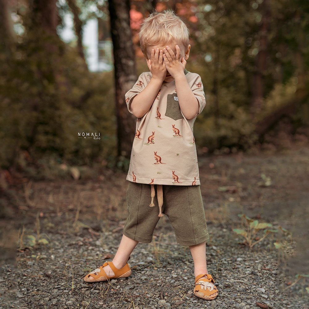 Sydney die Sprunghafte dunkel (Känguru) | Jersey & French Terry (BIO)