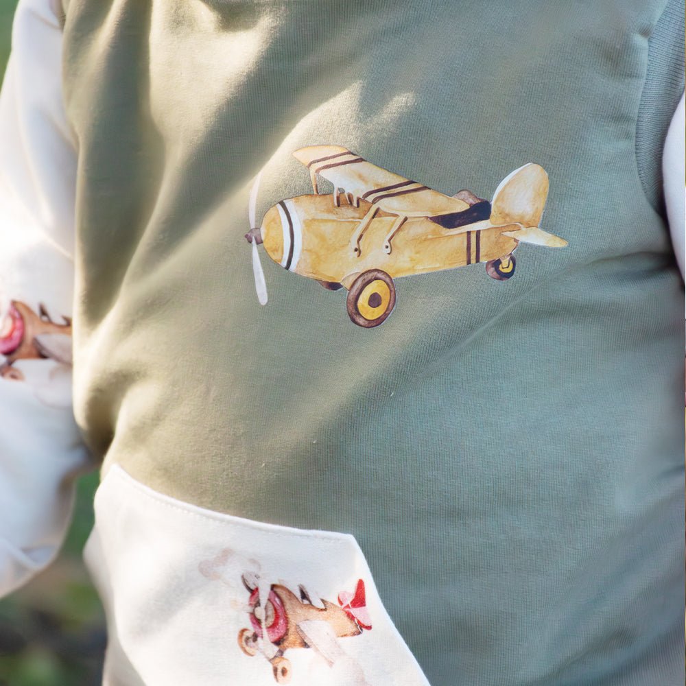 Bügelbild | Überflieger (Flugzeug)