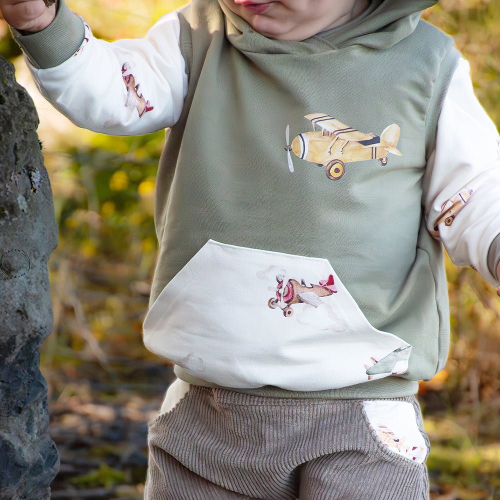 Überflieger hell (Flugzeug) | Jersey & French Terry (BIO)