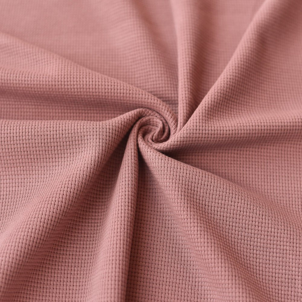 Waffeljersey | Oldrose