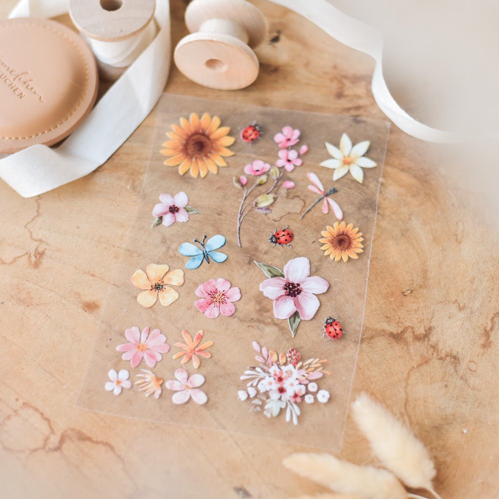 Rub-On-Sticker | Blumen