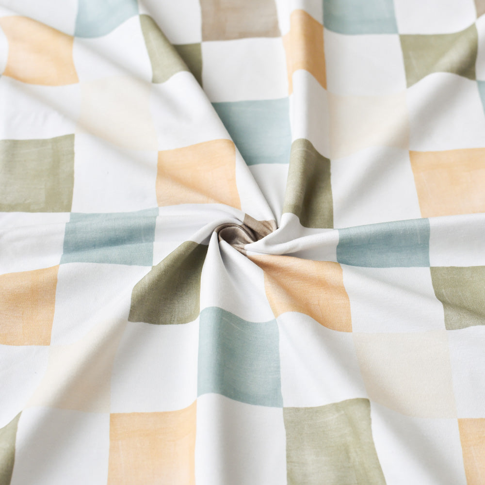 Brush Karos Neutral | Jersey & French Terry (BIO)