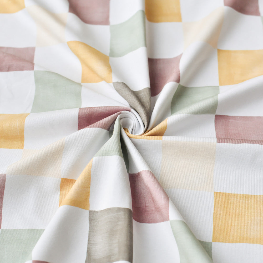 Brush Karos Rosé | Jersey & French Terry (BIO)