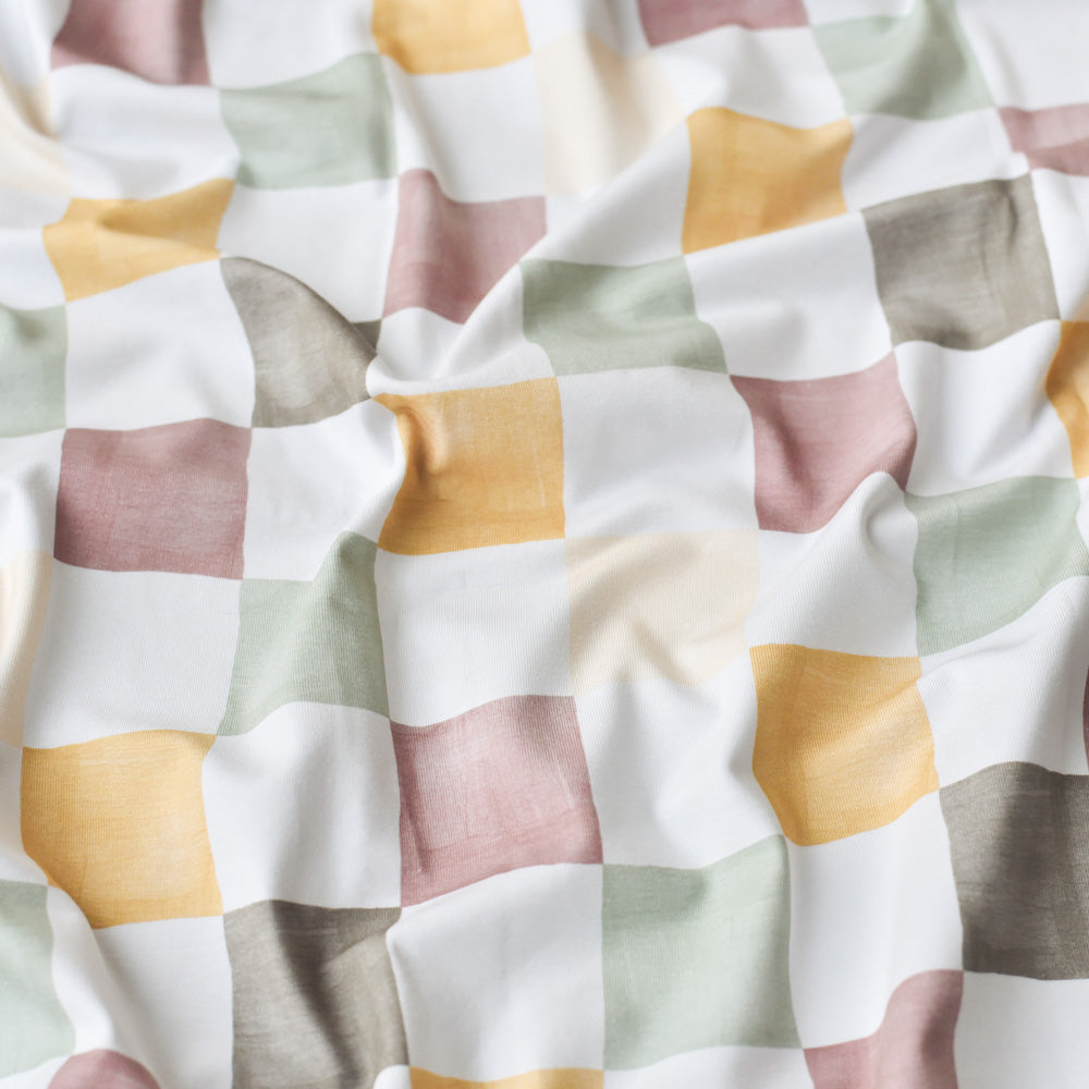 Brush Karos Rosé | Jersey & French Terry (BIO)