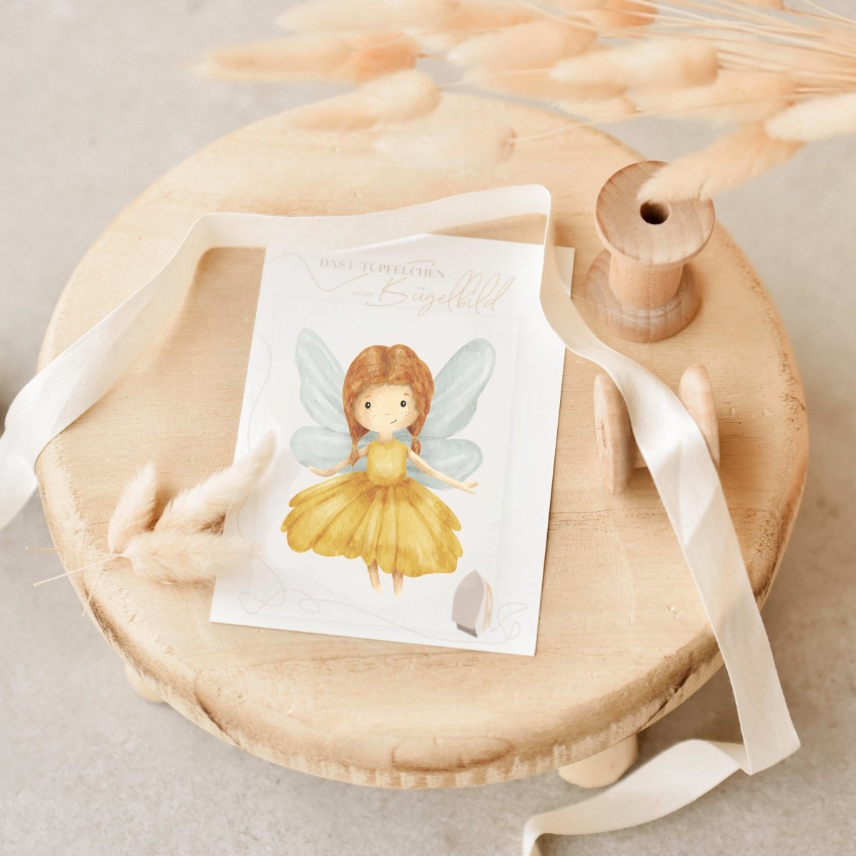 Bügelbild | Wunschfunkeln gelb (Fee)