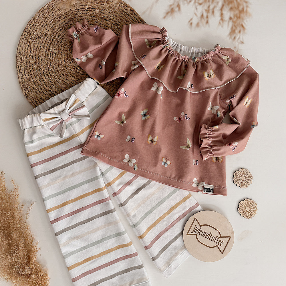 Flattertanz dunkel (Schmetterling) | Jersey & French Terry (BIO)