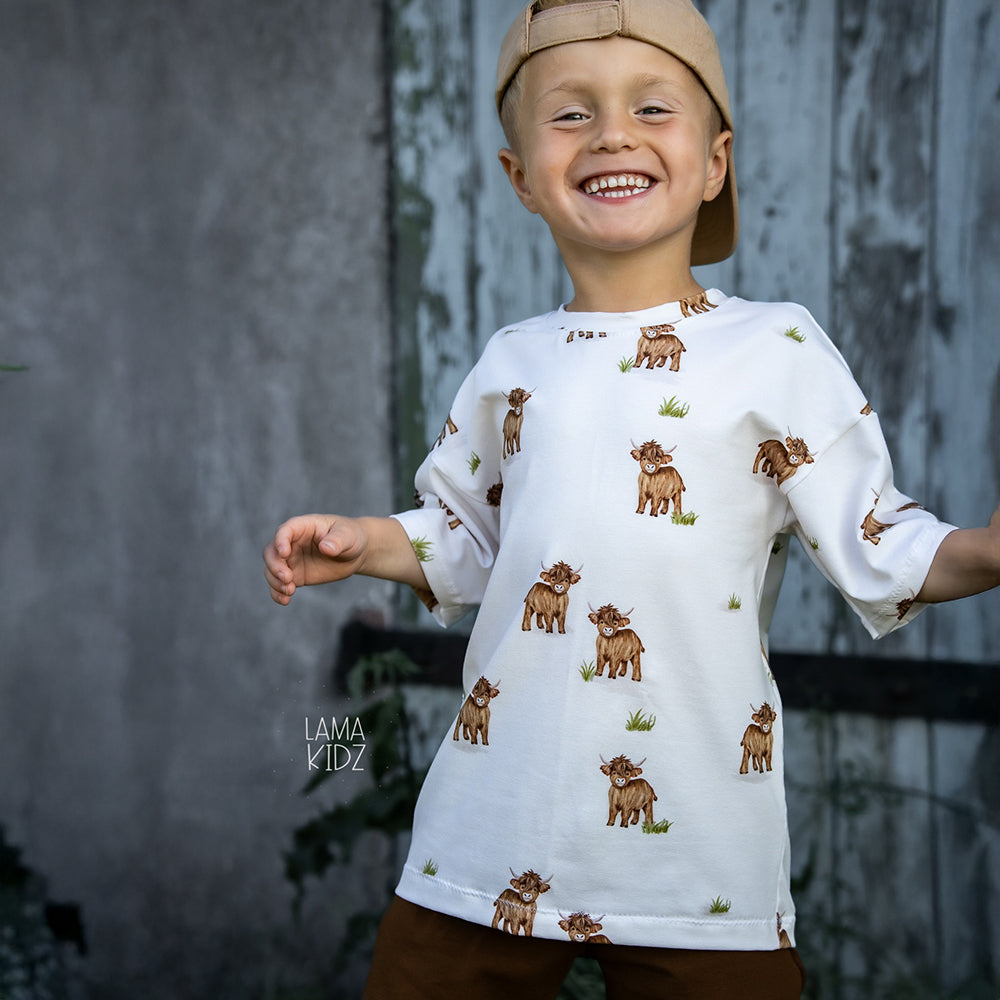 Locke der Lässige hell (Hochlandrind) | Jersey & French Terry (BIO)