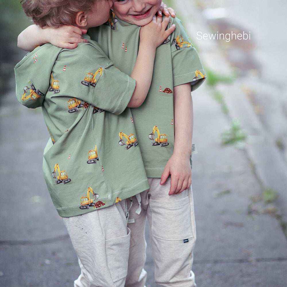 Buddelgaudi dunkel (Bagger) | Jersey & French Terry (BIO)