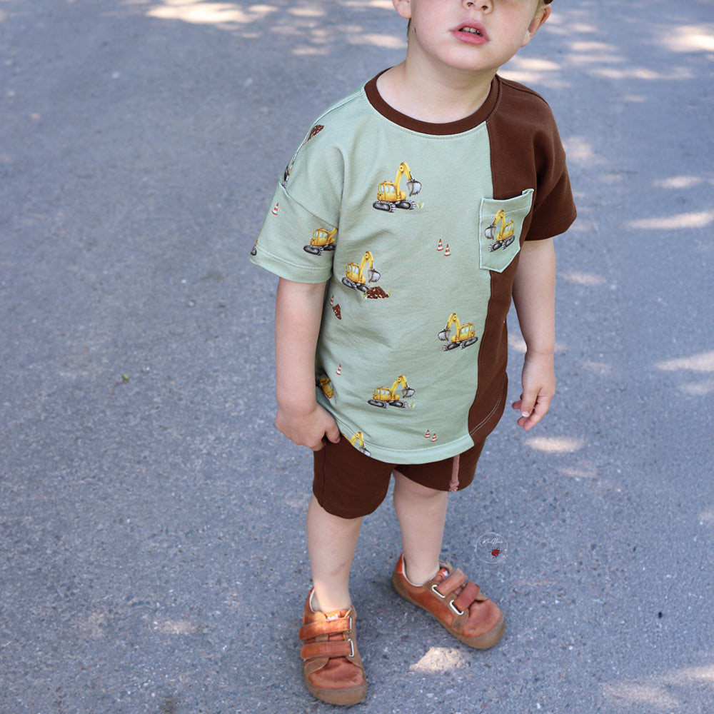 Buddelgaudi dunkel (Bagger) | Jersey & French Terry (BIO)