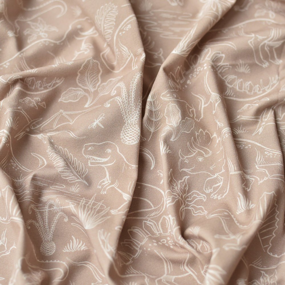 Dinomania dunkel | Jersey & French Terry (BIO)