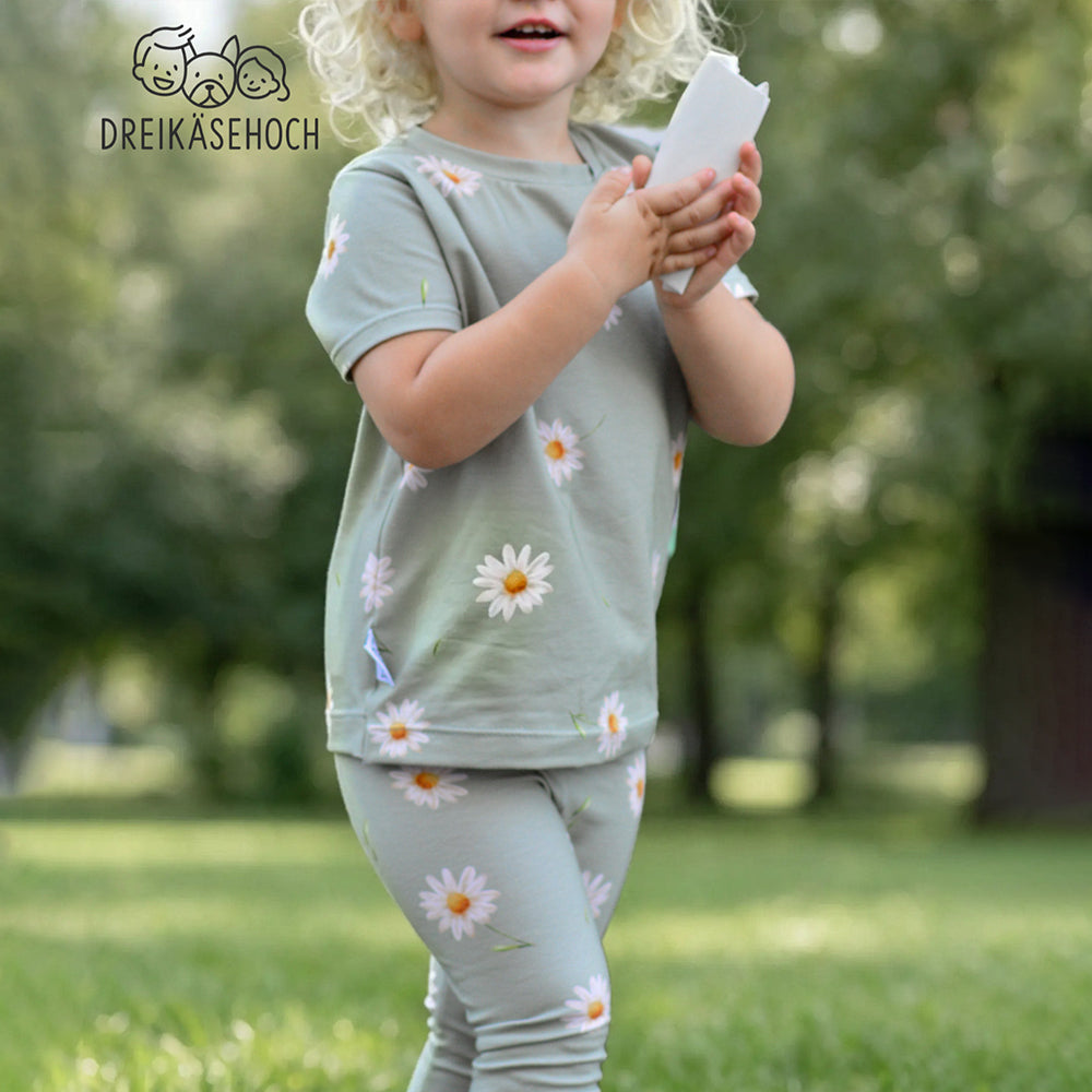 Jersey & French Terry (BIO) | Daisy Days dunkel