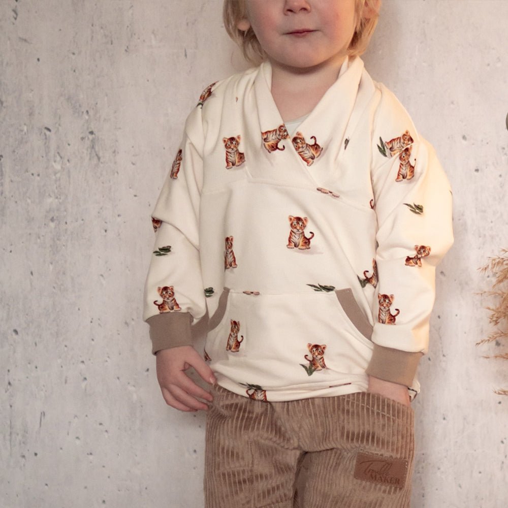 Egon der Elegante hell (Tiger) | Jersey & French Terry (BIO)