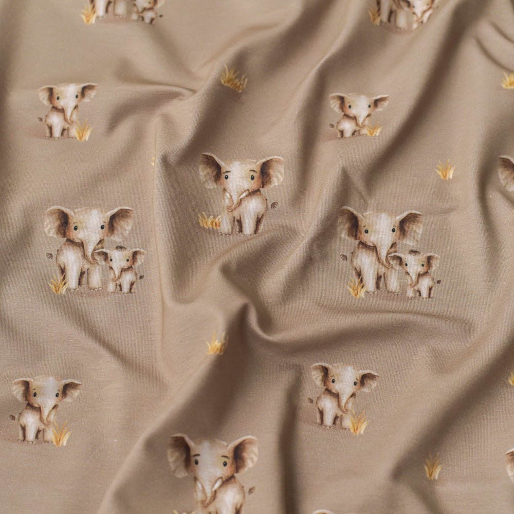 Ellis Rüsselbande dunkel (Elefant) | Jersey & French Terry (BIO)