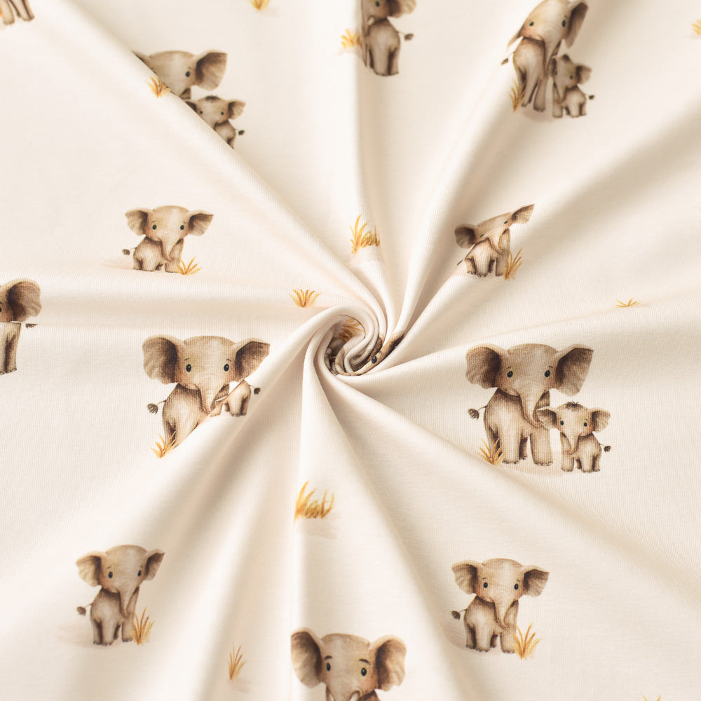 Ellis Rüsselbande hell (Elefant) | Jersey & French Terry (BIO)