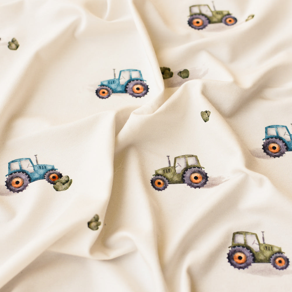 Erntezeit hell (Traktor) | Jersey  &  French Terry (BIO)