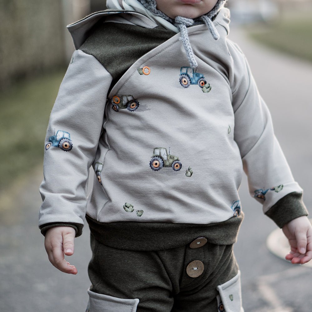 Jersey & French Terry (BIO) | Erntezeit dunkel (Traktor)