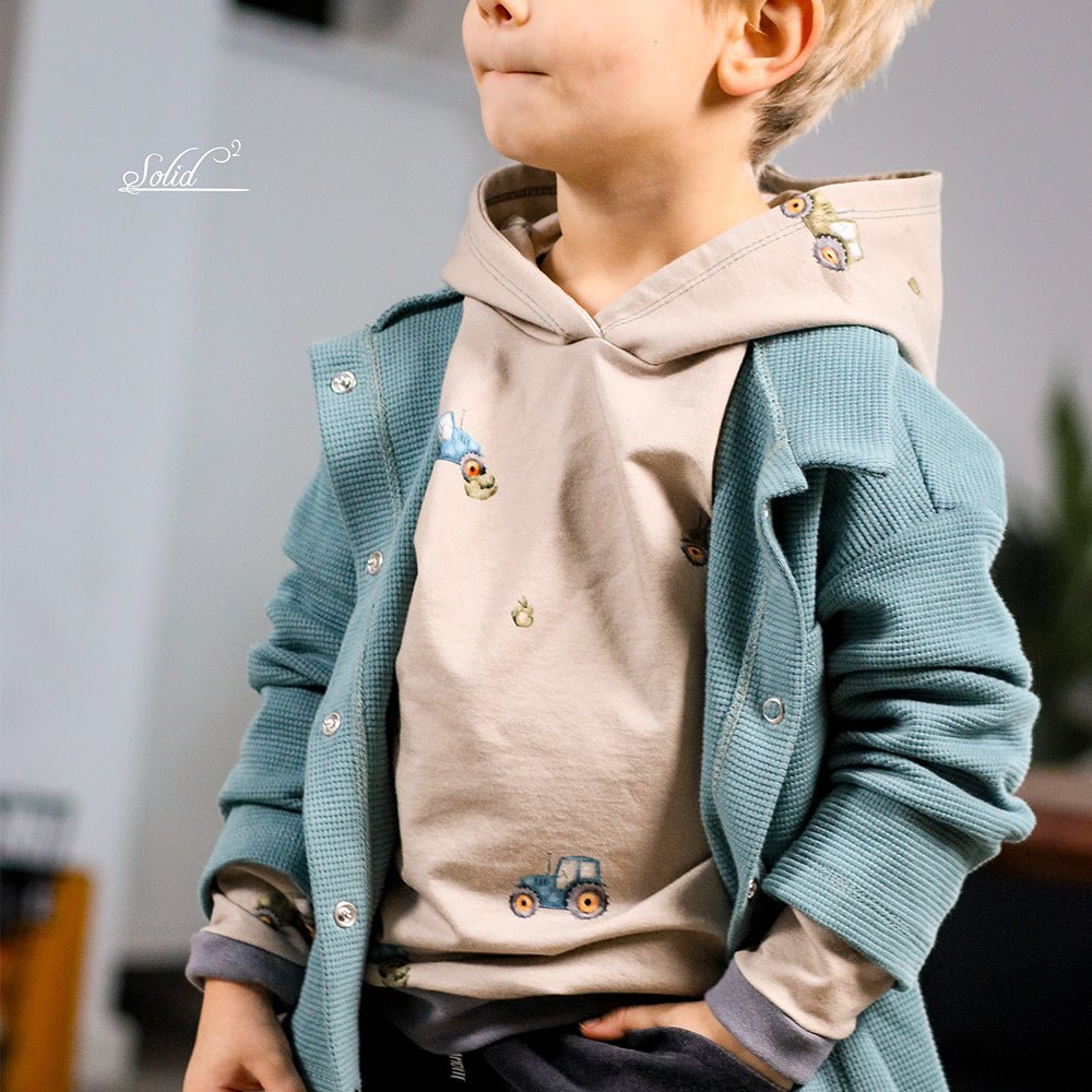Jersey & French Terry (BIO) | Erntezeit dunkel (Traktor)