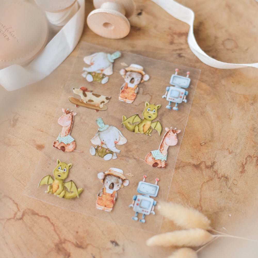 Rub-On-Sticker | Fabeltiere