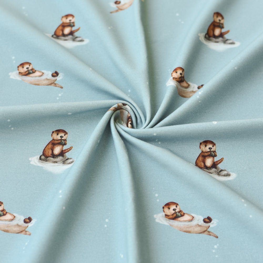 Fips der Vielfraß blau (Otter) | Jersey  &  French Terry (BIO)