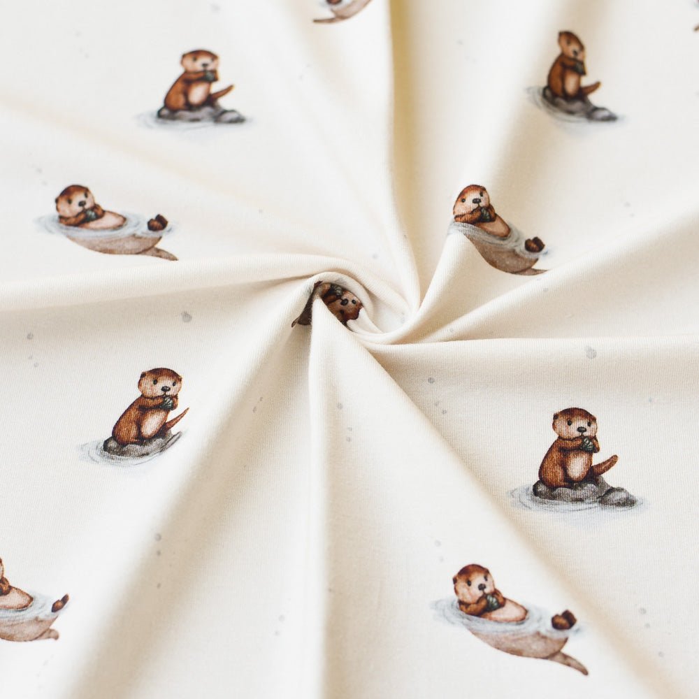 Fips der Vielfraß hell (Otter) | Jersey  &  French Terry (BIO)