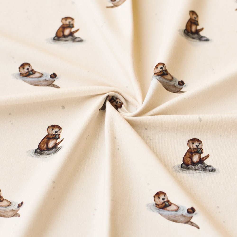 Fips der Vielfraß hell (Otter) | Jersey  &  French Terry (BIO)