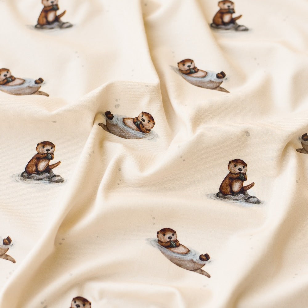 Fips der Vielfraß hell (Otter) | Jersey  &  French Terry (BIO)