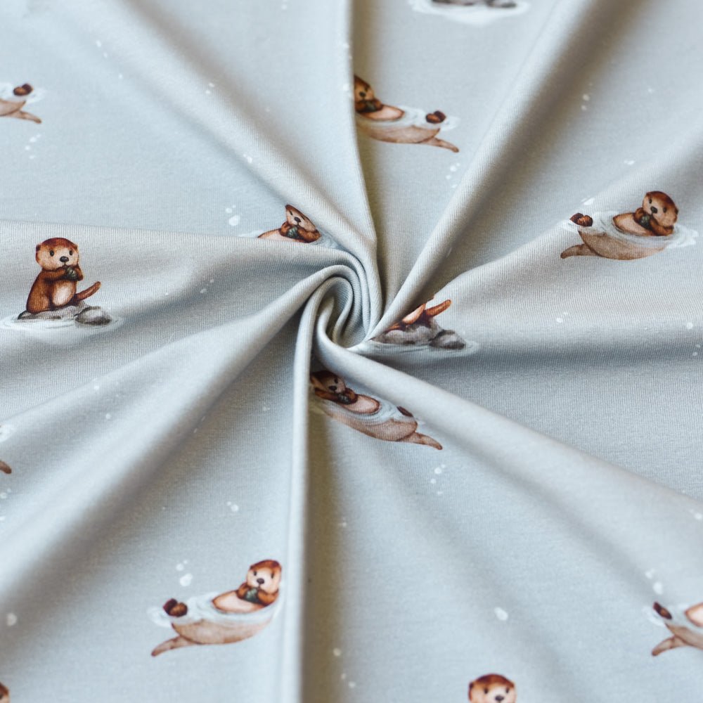 Fips der Vielfraß grau (Otter) | Jersey  &  French Terry (BIO)