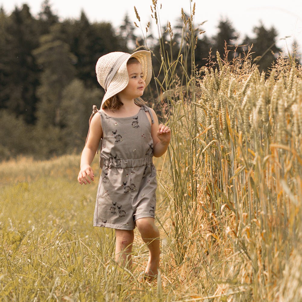 Fridolin der Freundliche dunkel (Esel) | Jersey & French Terry (BIO)