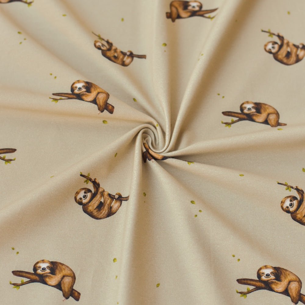 Frieda die Faule dunkel (Faultier) | Jersey & French Terry (BIO)