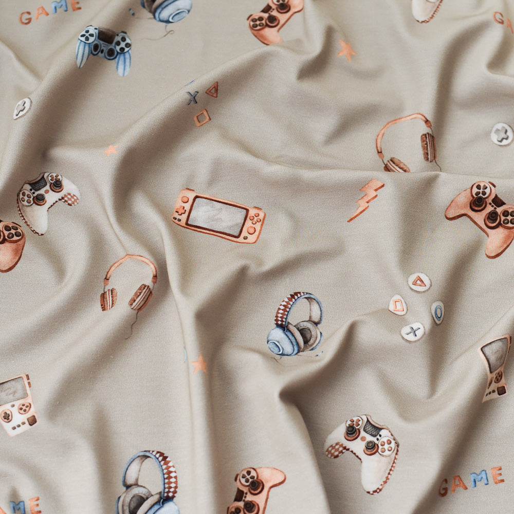 Game on braun | Jersey & French Terry (BIO)