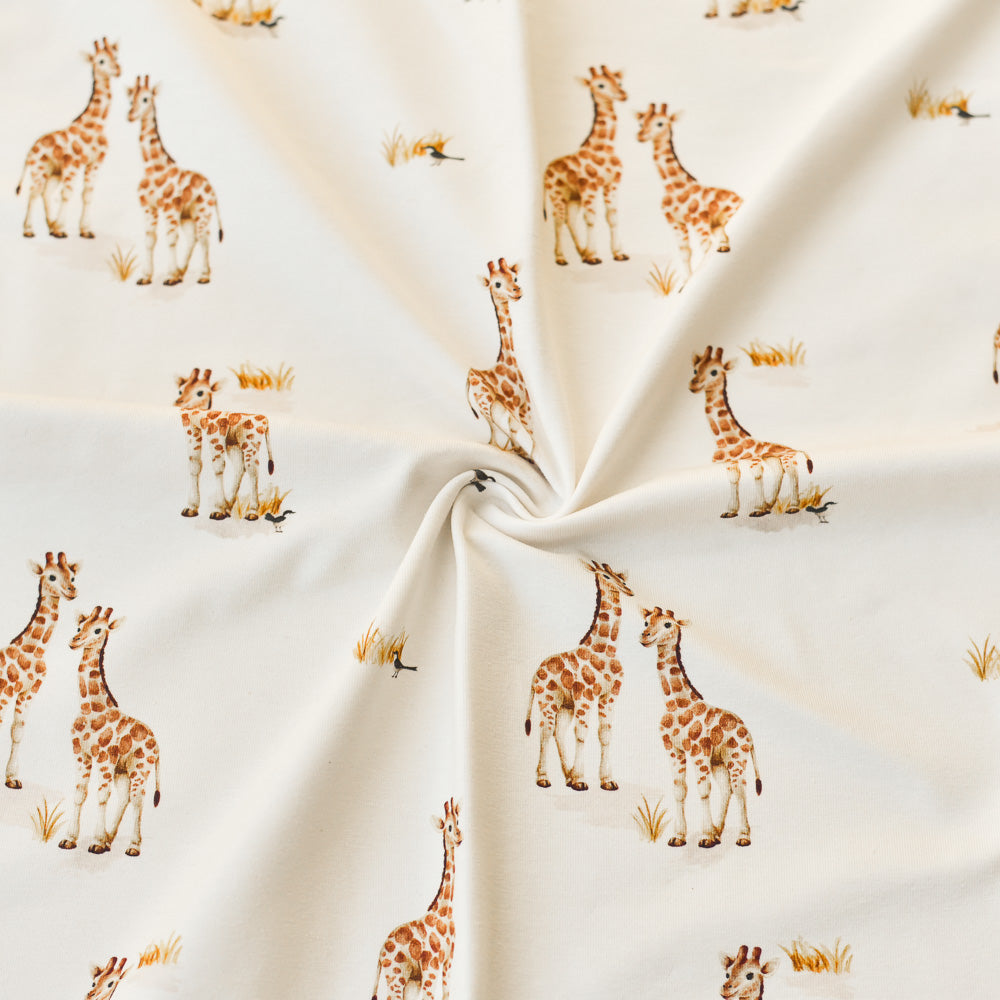 Jersey & French Terry (BIO) | Gerda die Große hell (Giraffe)