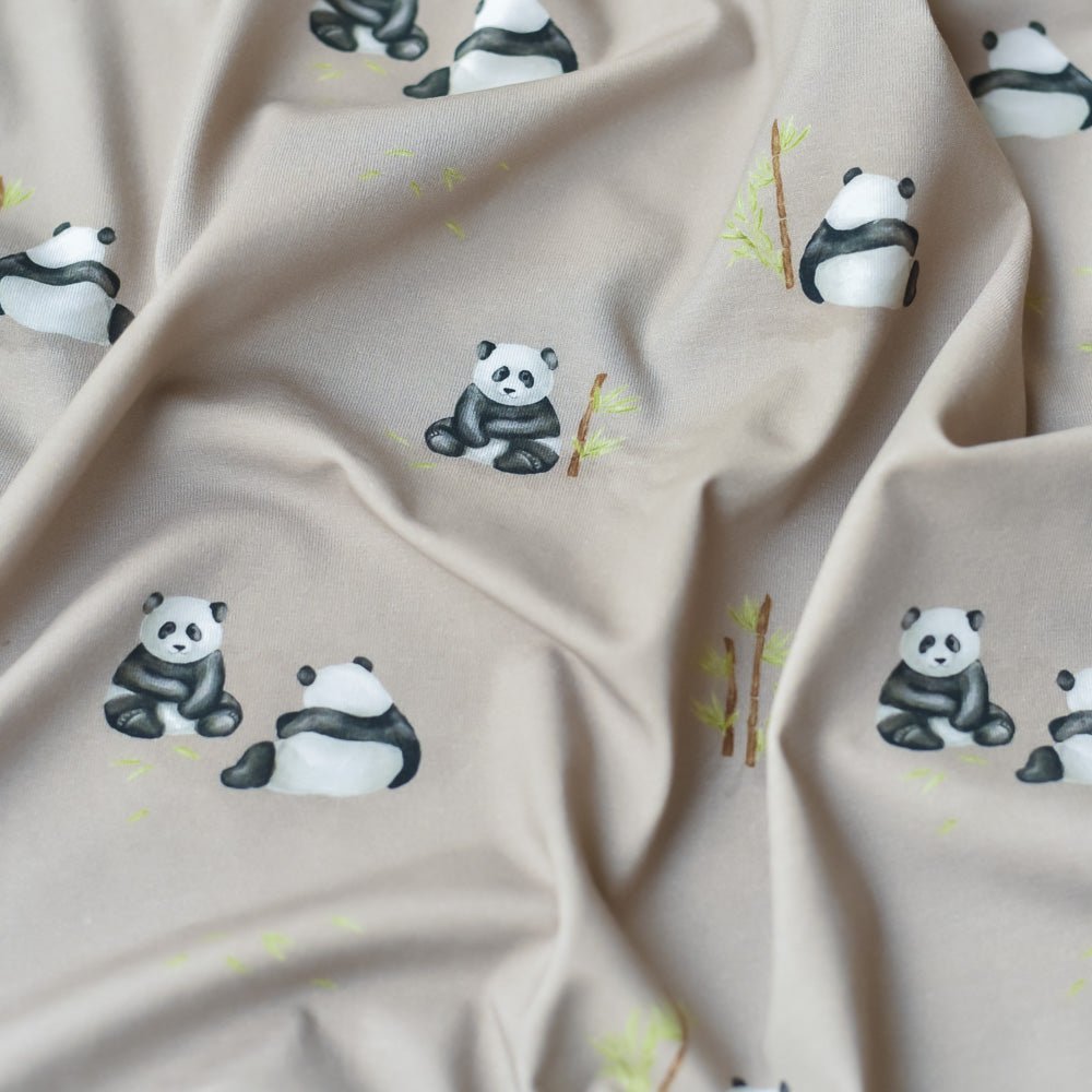 Gisela die Gemütliche dunkel (Panda) | Jersey & French Terry (BIO)